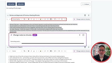 AI Smart Minutes for Diligent Boards