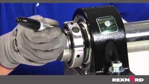 How to Install the Rex SHURLOK Adaptor Mount Pillow Block Bearing