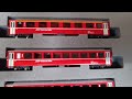Testing some Kato RhB Trains on a compact oval
