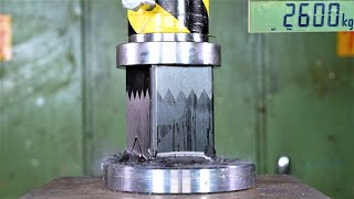 Can Carbon Fiber Survive a Hydraulic Press?