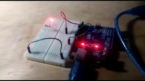 Video Tutorial Kontrol LED Arduino dengan Visual Basic 2010