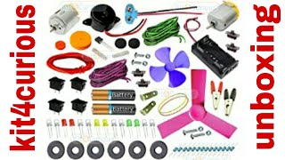 Unboxing electronic project kit (Amazon kit4curious)