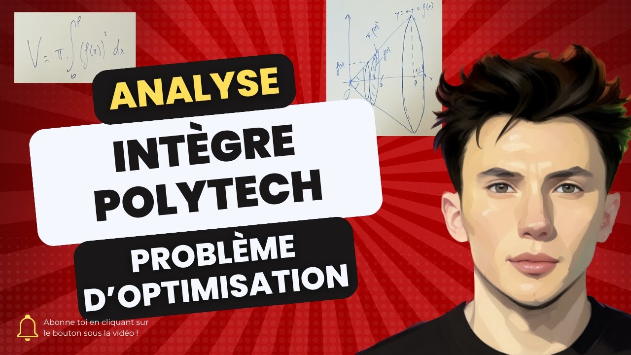 PROBLÈME D’OPTIMISATION - POLYTECHNIQUE Bruxelles - Examen Entrée Juillet 2022