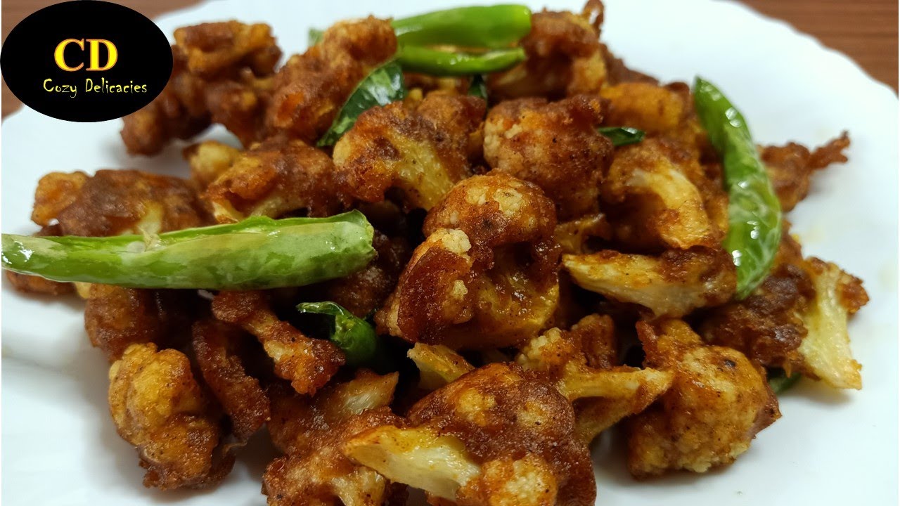 Gobi Fry Recipe Cauliflower Fry Fried Gobi Manchurian Gobi Recipe
