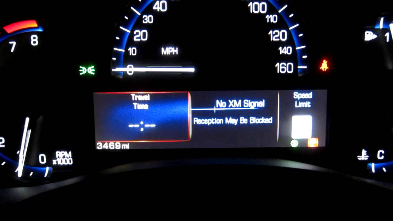 2013 Cadillac ATS Instrument Panel - YouTube