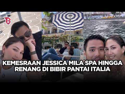 Momen mesra Jessica Mila dan Yakup Hasibuan spa hingga berenang di bibir pantai Italia