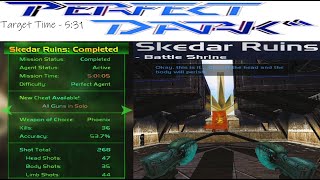 Perfect Dark XBLA - How to unlock All Guns in Solo - Mission 9