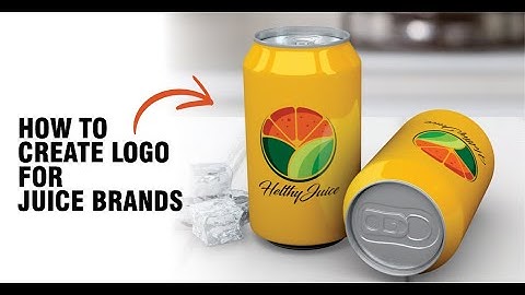 How To Create Logo For Juice Brands - Learn CorelDRAW with Ahsan Sabri