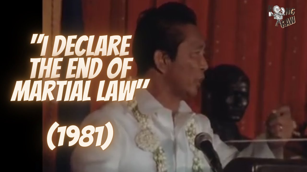 Marcos Statements President Marcos' Statement on Martial Law - YouTube