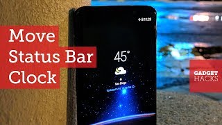 Move the Clock Back to the Right Side on Your Galaxy in Android Pie [How-to] screenshot 1