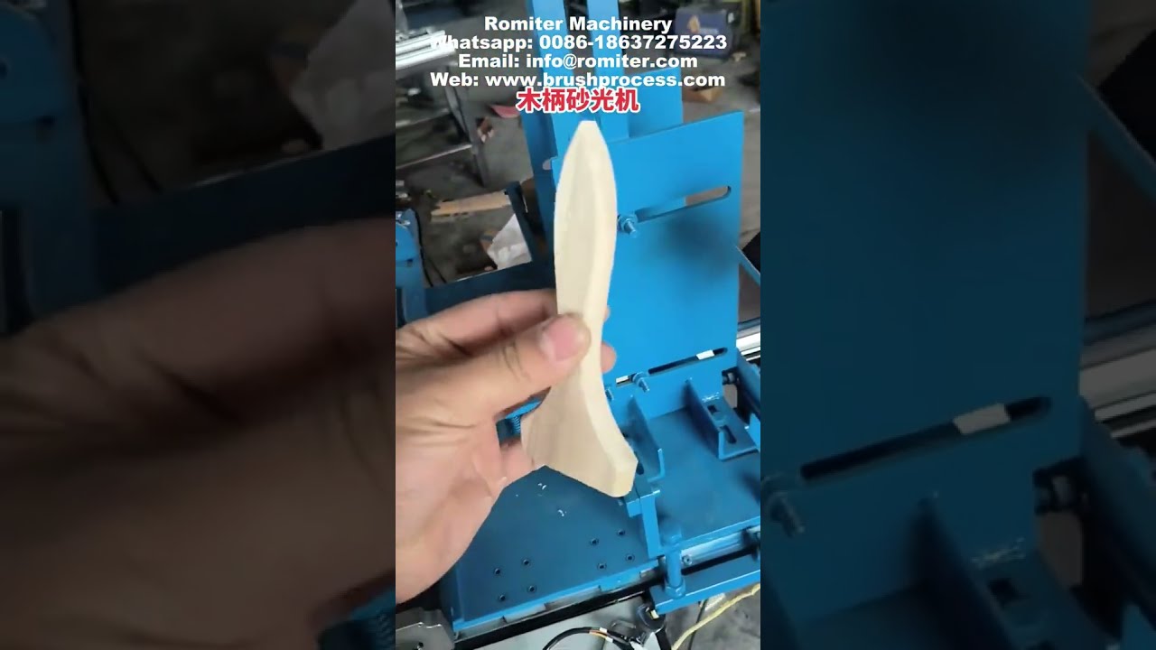 Automatic Oil Paint Brush Handle Sanding Machine