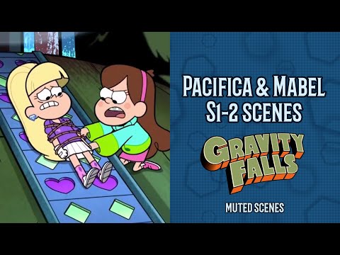 Gravity Falls - Pacifica & Mabel scenes (s1-2, muted)