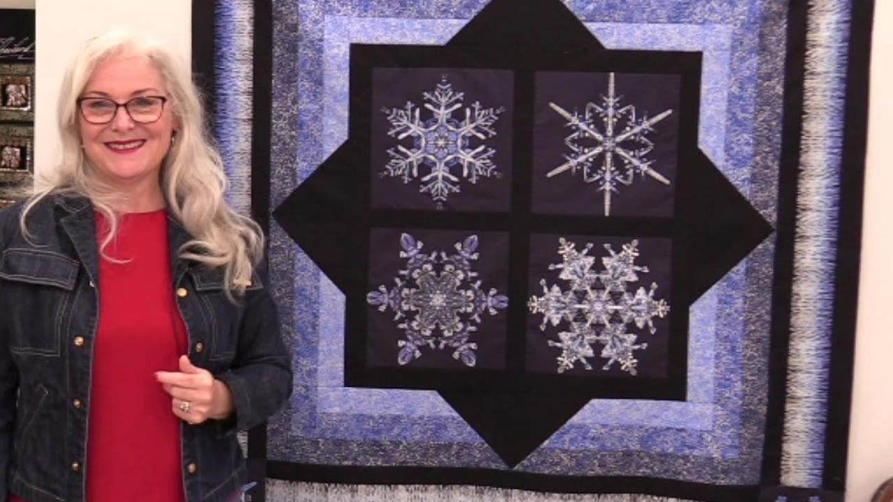 Snowflakes Quilt - YouTube