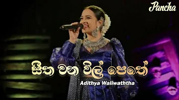 Seetha Wanawil Pethe (සීත වනවිල් පෙතේ) Adithya Waliwaththa | Sirasa Tv Sajjayana Song |