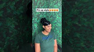 Pin up 90s style 😍😍😍#pinupstyle #90sstyle #shortsfeed #ytshorts #viralreels #viral #hairstyle