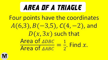 23 | Points And Their Co-ordinates | Area Of A Triangle - Worked Out Problem