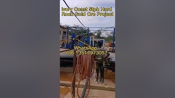 5tph Ivory Coast Hard Rock Gold Ore Processing Project