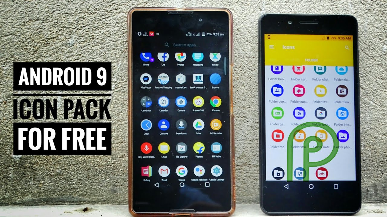 Download ORIGINAL ANDROID P ICON PACK FOR FREE || ANDROID 9 ICON ...