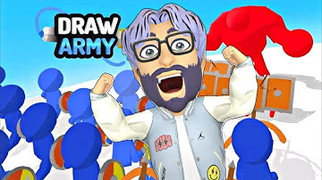 😱 DRAW ARMY : STATE SURVIVOR | BEST GAMEPLAY EVER 😱 | #drawarmygame #drawarmy #drawarmygameplay