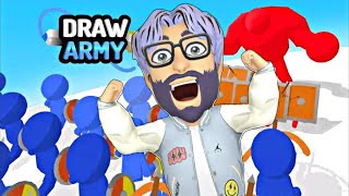 😱 DRAW ARMY : STATE SURVIVOR | BEST GAMEPLAY EVER 😱 | #drawarmygame #drawarmy #drawarmygameplay screenshot 4