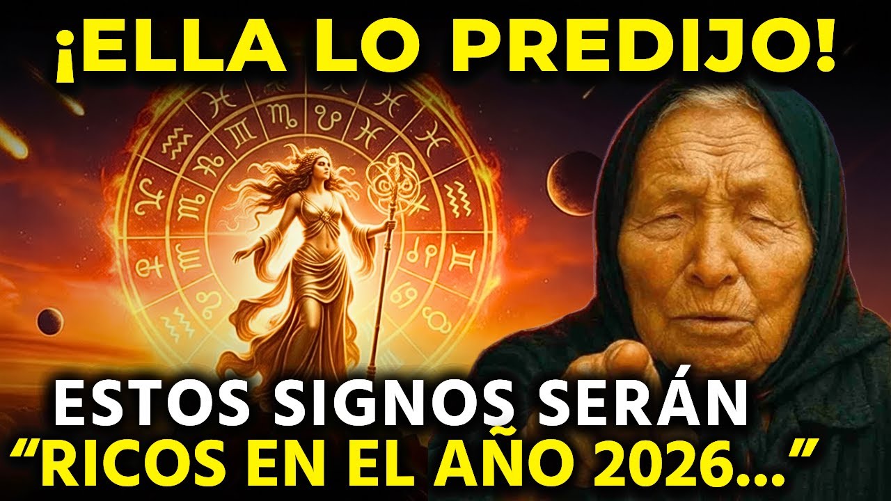 ¡BABA VANGA LO PROFETIZÓ! ESTOS SIGNOS RECIBIRÁN $1 MILLÓN EN 2026 — 3 SEÑALES QUE YA SE CUMPLIERON