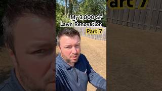 This Is The Last Step Before Planting Grass Seed!  #lawnrenovation #lawngoals #diy