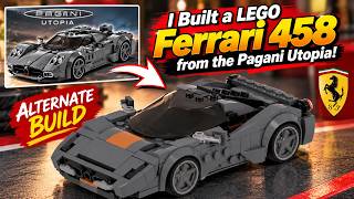 I Built a LEGO Ferrari 458 from the Pagani Utopia!