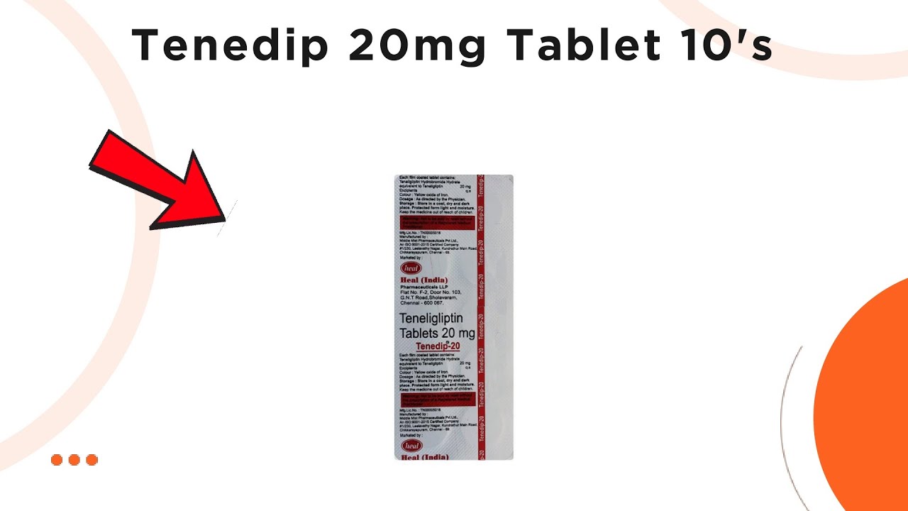 Tenedip 20mg Tablet Uses, Side Effects & Dosage Explained! 💊