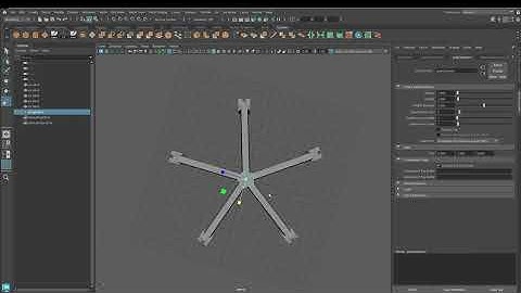 Low Poly Swivel Office Chair 3D modeling (Autodesk Maya Tutorial)