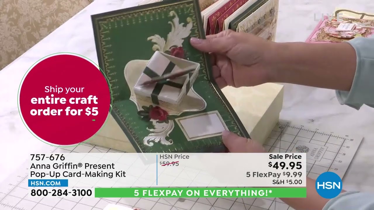 Anna Griffin Present PopUp CardMaking Kit - YouTube