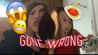 Cooking spaghetti(GONE WRONG)!!