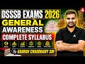 DSSSB 2026 General Awareness Complete Syllabus | GK/GS Preparation Strategy