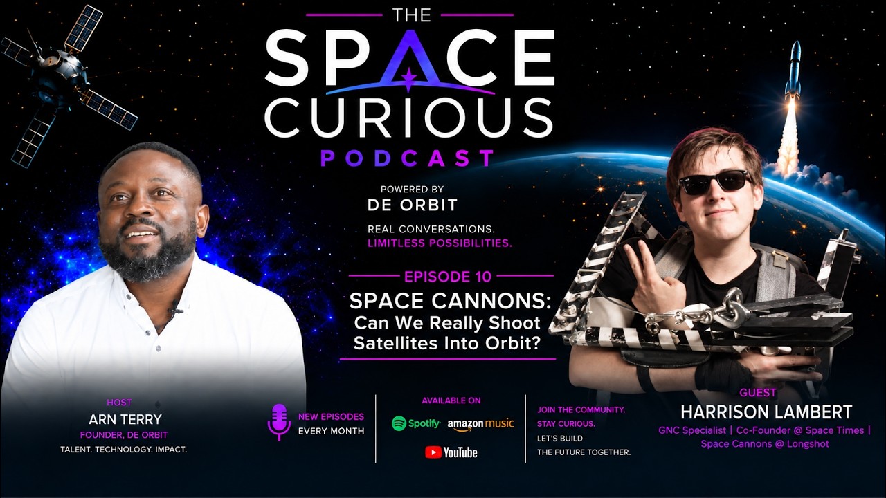 Episode 10 — Space Cannons: Can We Really Shoot Satellites Into Orbit? with Harrison Lambert