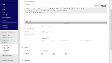 Creating a Score Column in Blackboard Learn