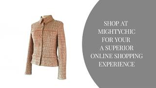 Chanel 05P Jacket Metallic D Silver Tweed Single Breast 40 8