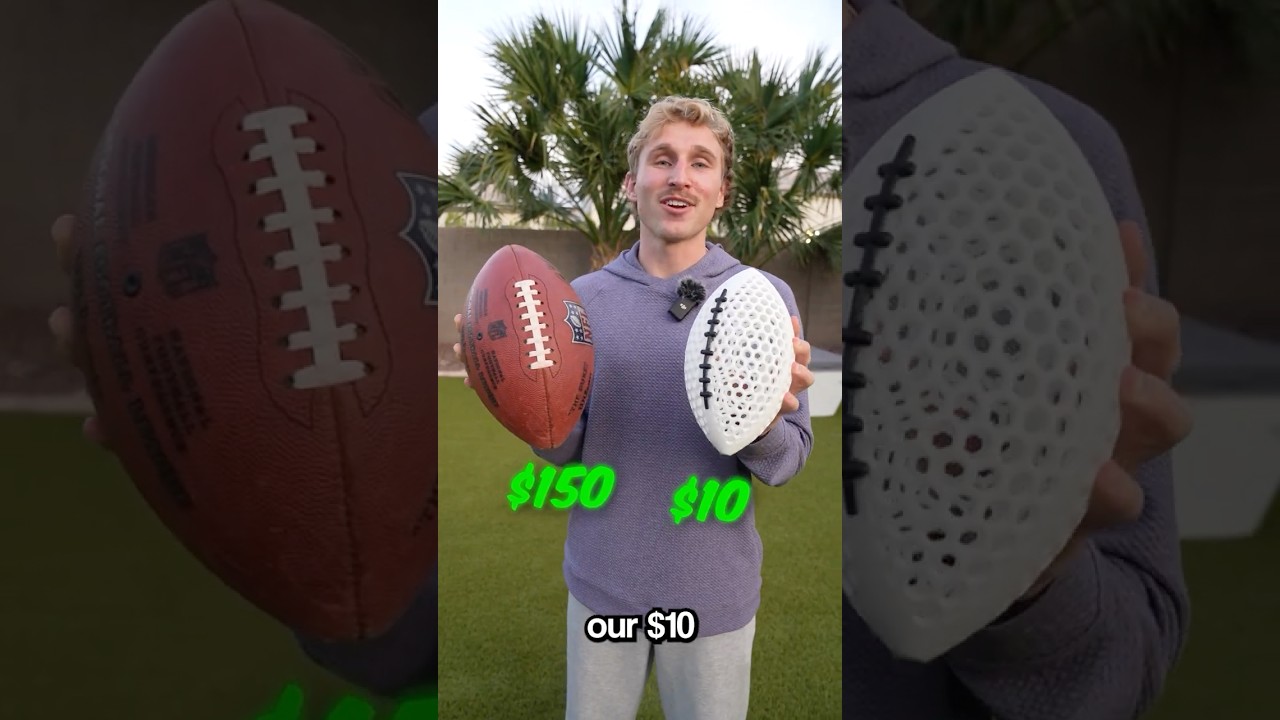 I 3D Printed My OWN Football!