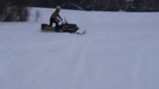 Yamaha Excel 3 Snowmobile Jump
