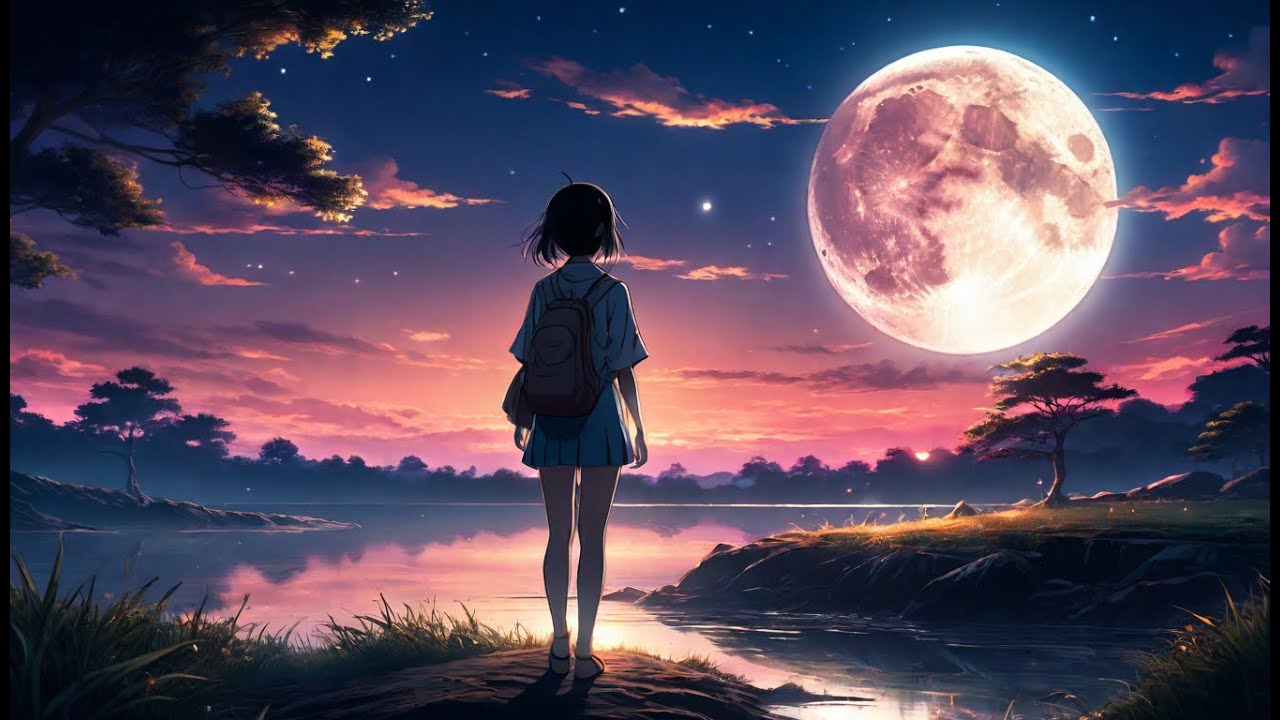 moonlight atmosphere lofi music vibes