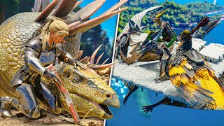 Stego Taming & New Sky Quetzal Base!  - ARK Ascended Small Tribes | EP. 7