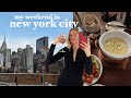 nyc vlog | going out, bffs come to visit, lots of good eats