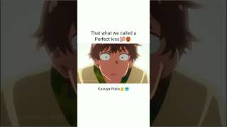 Kazuya And Ruka Kiss Scene🥵💯 l Anime Shorts l Rent A Girlfriend #shorts badass anime moment
