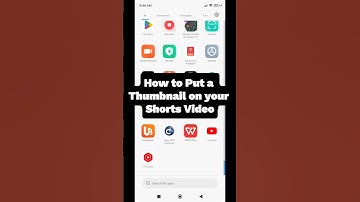 How to put a Thumbnail on shorts video using mobile phone #shorts #thumbnailtutorial #tutorial
