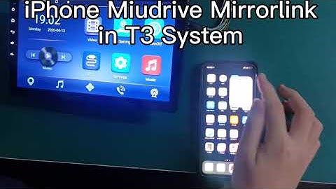 Mudrive iPhone Mirrorlink in T3 System