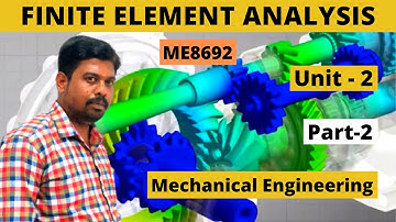 Finite Element Analysis| FEA| ME8692 | UNIT-2| Part-2 | Tamil
