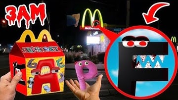 DO NOT ORDER ALPHABET LORE HAPPY MEAL FROM MCDONALDS AT 3AM (LETTER F EVIL TOY A B C TOYS SCARY)