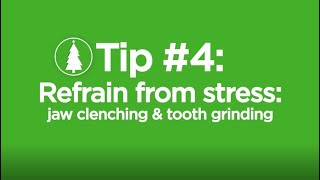 Refrain from stress: jaw clenching & tooth grinding