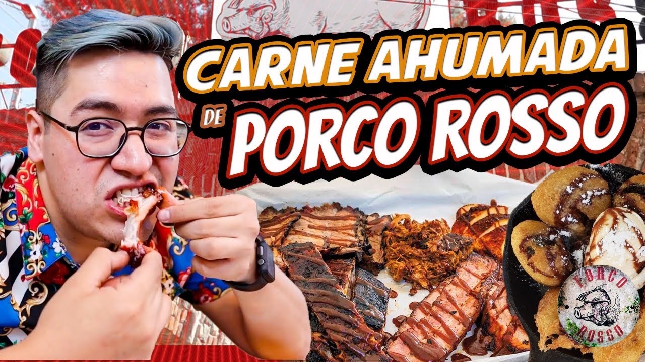 BRISKET, COSTILLAS DE CERDO Y MUCHO TOCINO en Porco Rosso