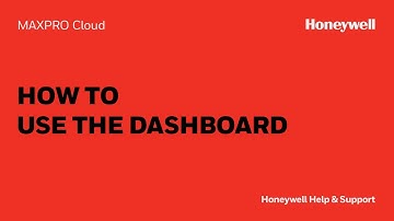 How to Use the Dashboard in MAXPRO Cloud