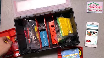 Mở hộp bộ lắp ráp lập trình robot Gara Stem G-robot Creator