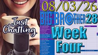 Big Brother 28 Week 4 Stream (08/03/26) (2/2) @themeranianreviewlive
